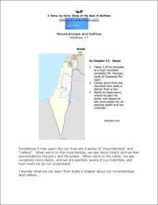 Click here to view or download Matthew 17