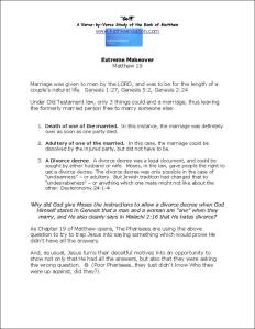 Click here to view or download Matthew 19