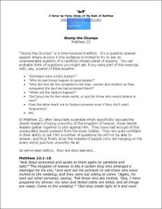 Click here to view or download Matthew 22