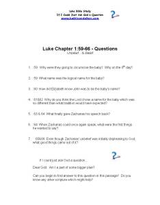 Luke Chapter 1 59-66 questions